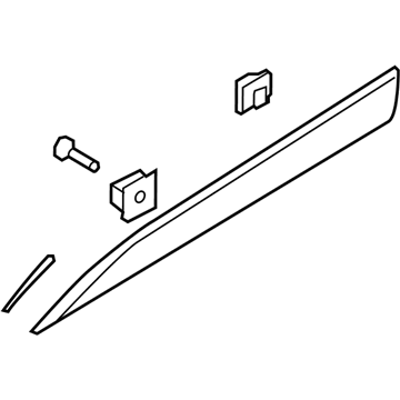 Hyundai 87721-2S000 Garnish Assembly-Front Door Side, LH