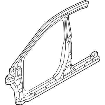 Hyundai 71120-3Y000 Reinforcement Assembly-Side Complete, RH