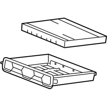 Honda 80290-SDA-A01 Filter Assembly, Air Conditioner