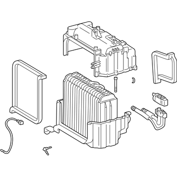 Toyota 88510-42050 Evaporator Assembly