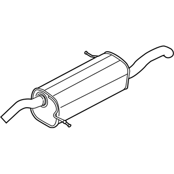 Ford DV2Z-5A289-C Rear Muffler