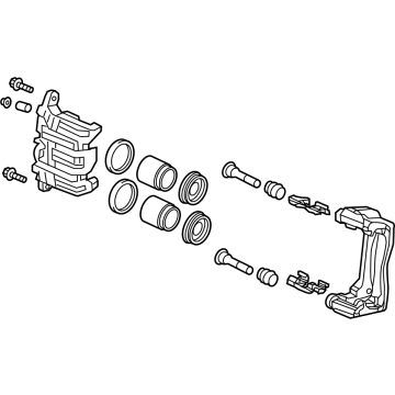 Acura 45018-TGV-A00 Caliper Sub-Assembly