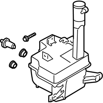 Hyundai 98620-3L000 Windshield Washer Reservoir Assembly