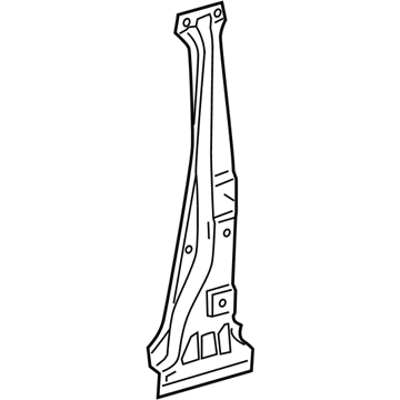 Lexus 61038-50060 Reinforcement Sub-Assy, Center Body Pillar, LH