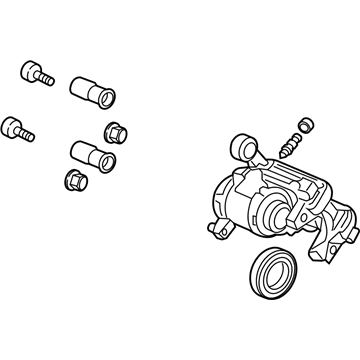 Honda 43018-TGG-A02 Caliper Sub-Assembly, Right Rear