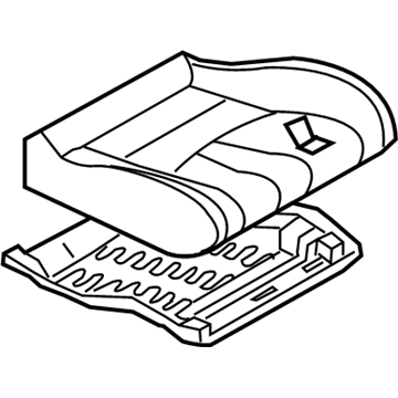 Nissan 87300-CD062 Cushion Assy-Front Seat