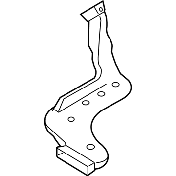 Hyundai 97360-2E000 Duct-Rear Heating, LH