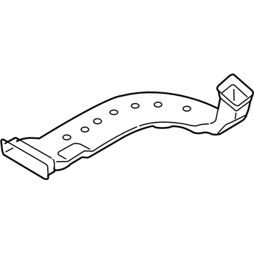 Hyundai 97370-2E000 Duct-Rear Heating, RH