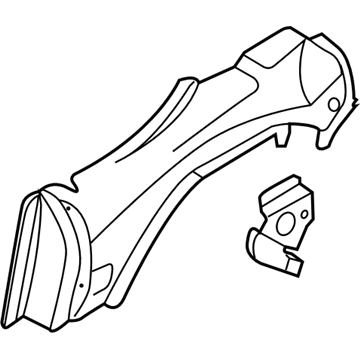 BMW 41-00-3-427-195 Column B Exterior, Left