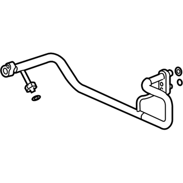 Honda 80321-TM8-A01 Pipe, Air Conditioner