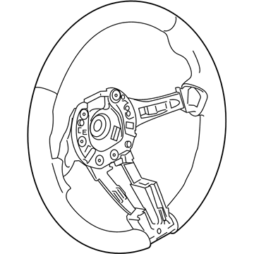 BMW 32-30-7-851-517 Steering Wheel Leather