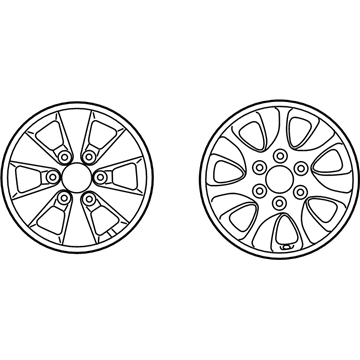 Hyundai 52910-4J200 Aluminium Wheel Assembly