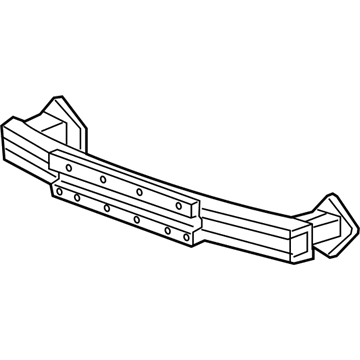 Honda 71130-TK6-A00ZZ Beam, FR. Bumper