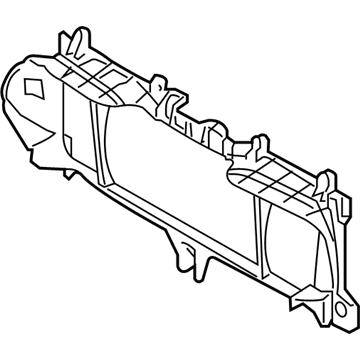 Kia 291363T000 Guard-Air Radiator Upper