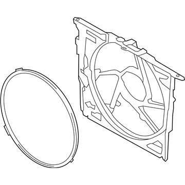 BMW 17-42-2-283-924 Fan Shroud