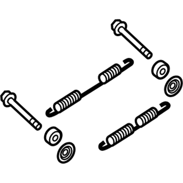 Nissan D4090-1PA1B Spring Kit Return, Rear Brake S