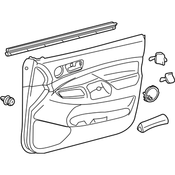 Toyota 67620-04372-B1 Door Trim Panel