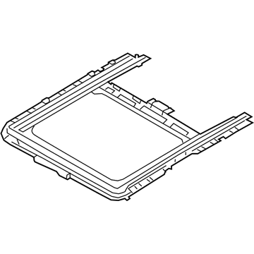 BMW 54-10-8-737-863 SLIDING ROOF FRAME