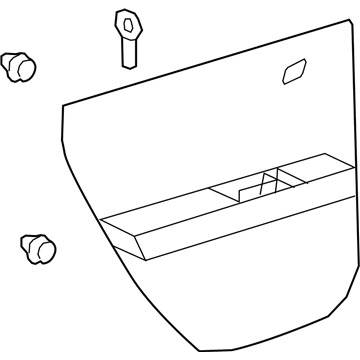 GM 22761566 Door Trim Panel