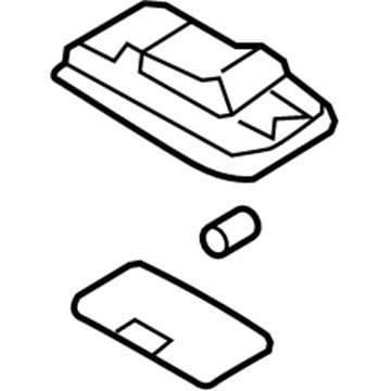 Hyundai 92850-2H000-8M Room Lamp Assembly