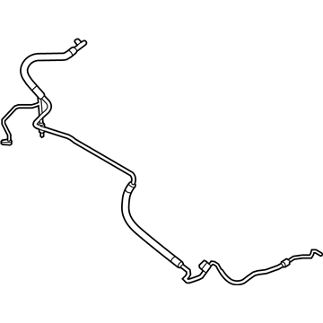 BMW 64-50-9-192-399 Suction Line, Twin Pipe-Compressor