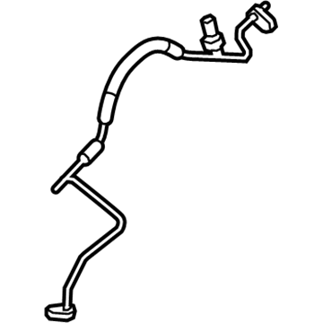 BMW 64-50-9-166-097 Pressure Line, Condenser Double Pipe