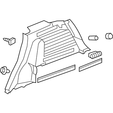 GM 22864699 Lower Trim Panel