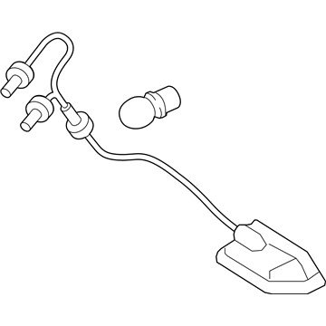 Hyundai 92501-2B000 Lamp Assembly-License Plate