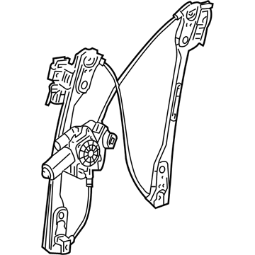 Mopar 5065470AF Front Door Window Regulator Right