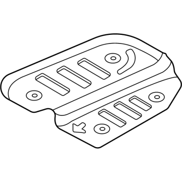 Hyundai 31220-P2000 Protector-Fuel Tank Heat