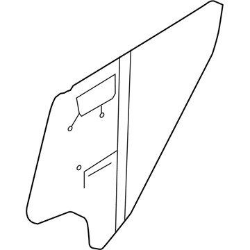 Nissan 82860-3WC0A Screen-Sealing, Rear Door