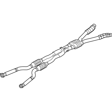 BMW 18-30-7-836-547 Exhaust Pipe Assembly