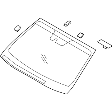 Hyundai 86110-S2280 Glass Assy-Windshield