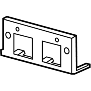 Nissan 96210-3TA0A Bracket-Licence Plate