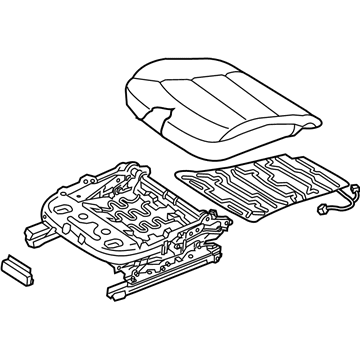 Hyundai 88100-F3000-YJA Cushion Assembly-FR Seat, LH