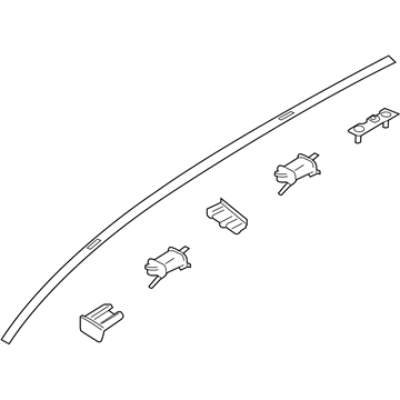 Hyundai 87251-A5000 Garnish Assembly-Roof Side, LH