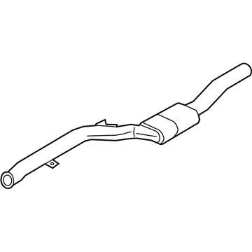 BMW 18-30-8-658-505 Sedan Exchange Exhaust Pipe Catalyst