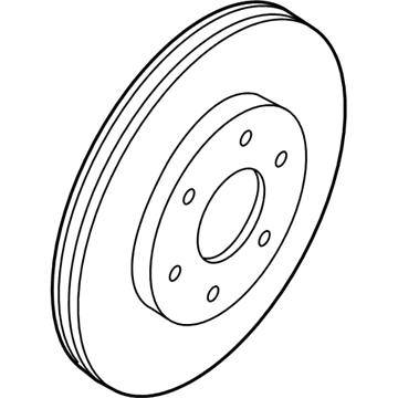 Nissan 40206-1PA1B Rotor Disc Brake Front