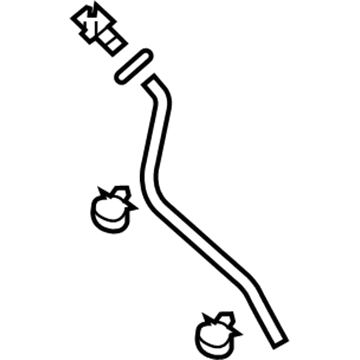 Honda 17663-T5R-A00 Tube Assy., Fuel Filler Pipe Drain