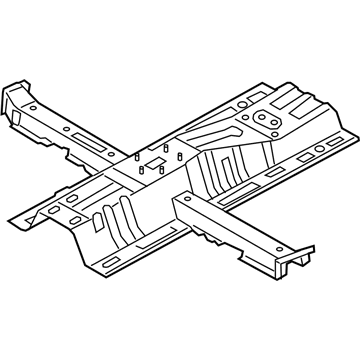 Hyundai 65130-J3000 Reinforcement Assembly-Center Floor