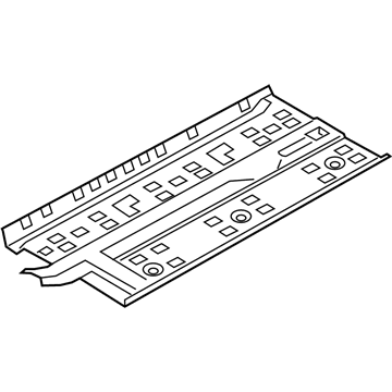 Hyundai 65110-J3000 Panel Assembly-Center Floor Side, L