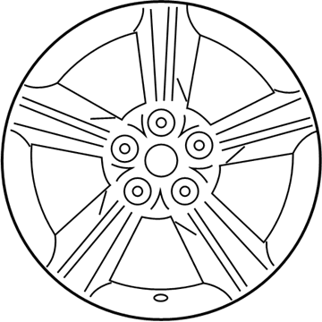 Hyundai 52910-2V050 Aluminium Wheel Assembly