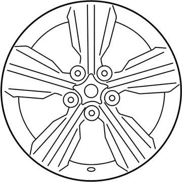 Hyundai 52905-2V250-EB Aluminium Wheel Assembly