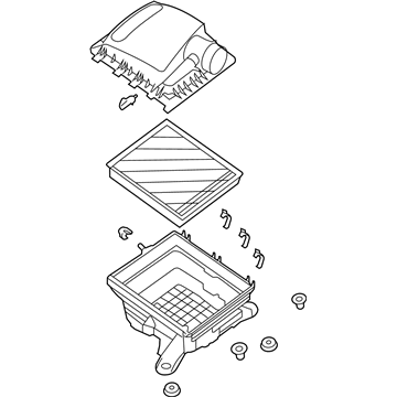 Ford KB3Z-9600-A CLEANER ASY - AIR