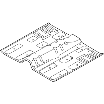 Hyundai 65110-3V100 Panel Assembly-Center Floor