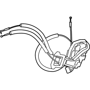 Nissan 80500-ZX60A Front Door Lock Actuator Motor, Right