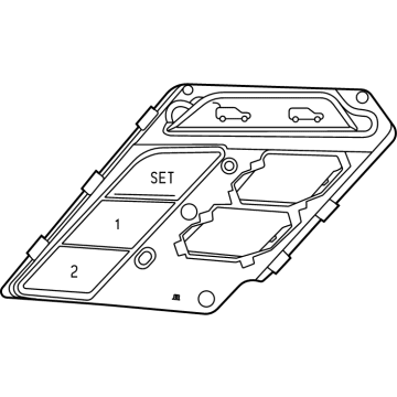 BMW 61-31-9-436-049 OPERATING UNIT, SEAT EXTRA F