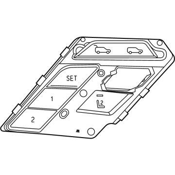 BMW 61-31-9-436-051 OPERATING UNIT, SEAT EXTRA F