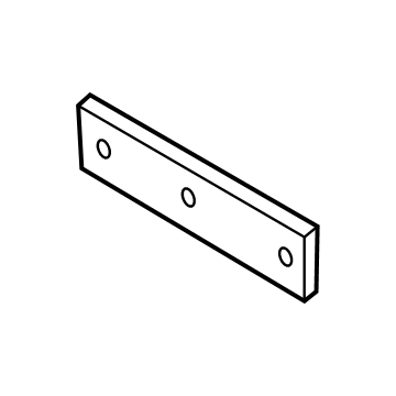 Hyundai 86529-S8010 Front Bumper License Plate Moulding