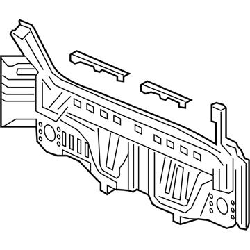 Acura 66100-TX6-A00ZZ Panel, Rear